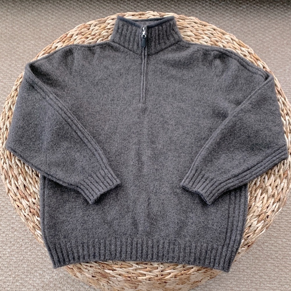 Merino Snug Australia Merino/Possum Qtr Zip Sweater